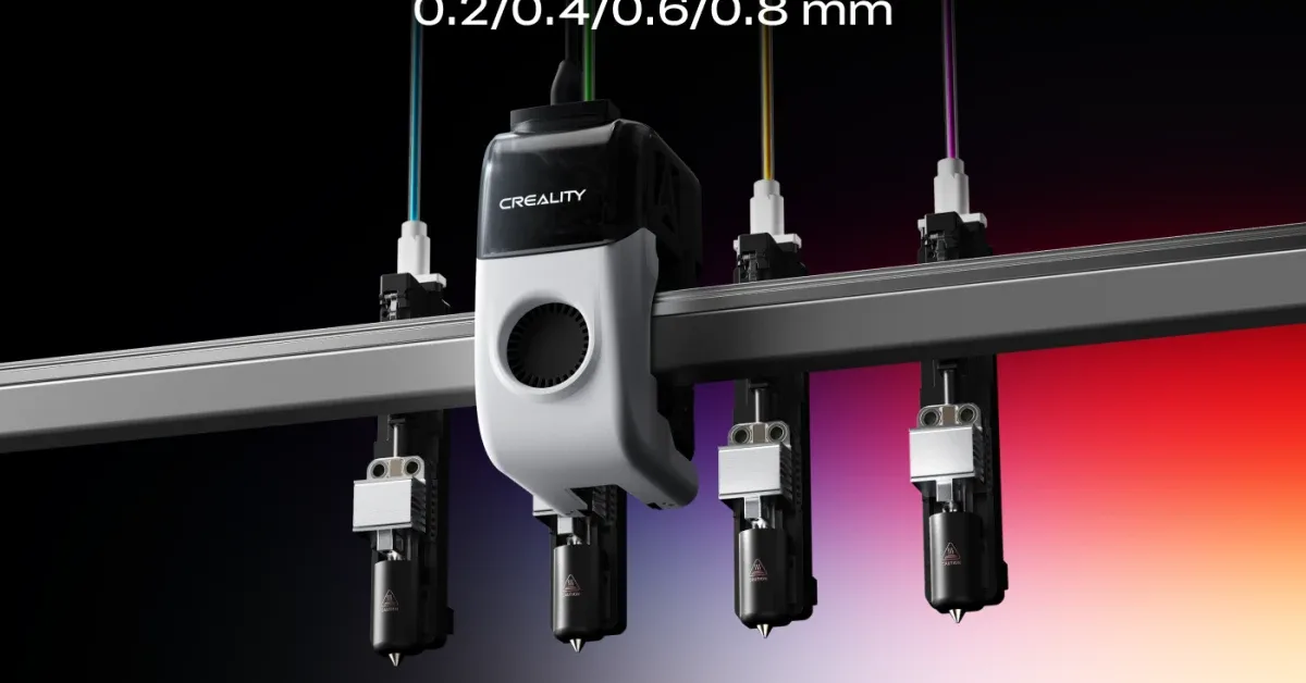 Creality K3 เผยสเปกเครื่องพิมพ์ 3 มิติสลับหัวฉีดอัตโนมัติ