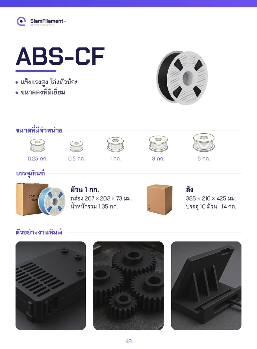 ABS ผสมคาร์บอนไฟเบอร์ - Black