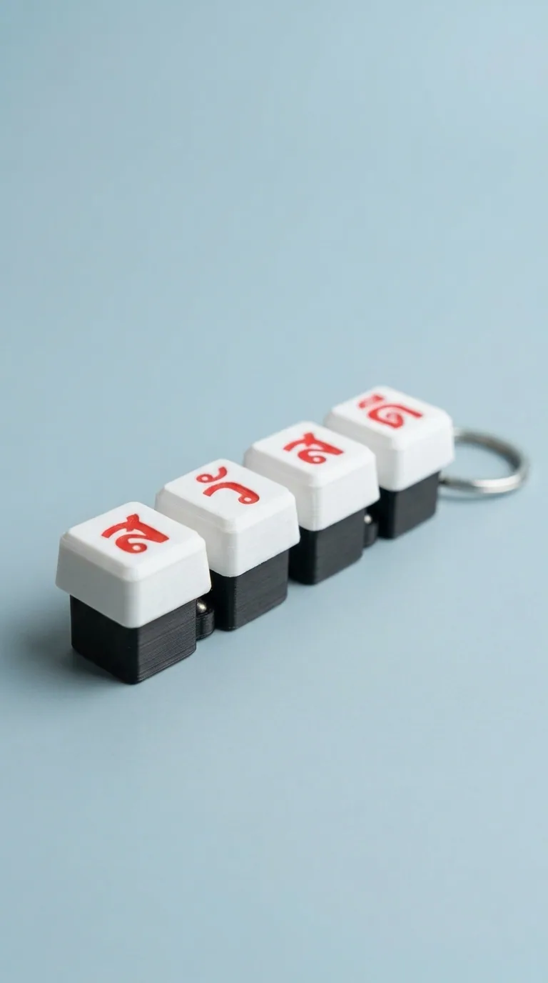 ปุ่มกด Clicker พิมพ์สามมิติ กดได้จริงด้วยสวิตช์คีย์บอร์ด