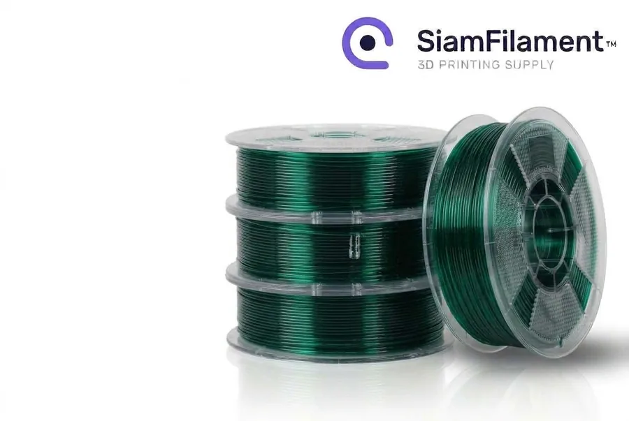 PETG โปร่งแสง เขียวเข้มใส — เขียวเข้มใส